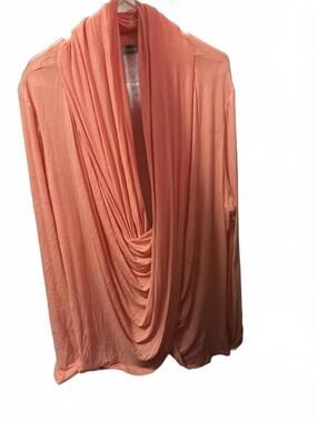 Apt 9 XL Pink Stretch Longsleeve Blouse